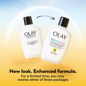 Olay close-up of pump and cap highlighting convenience