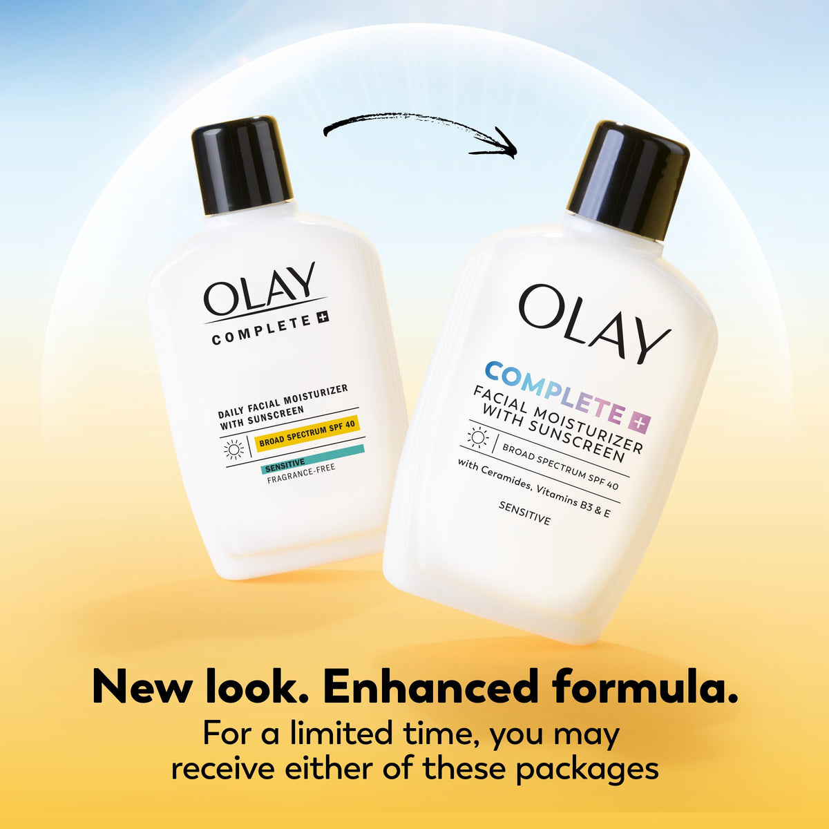Olay pump close-up highlighting easy one-handed dispensing