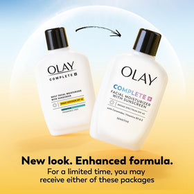 Olay pump close-up highlighting easy one-handed dispensing
