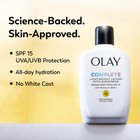Olay cream texture close-up showing lightweight spreadability