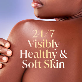 Olay creamy lather closeup demonstrating rich hydration