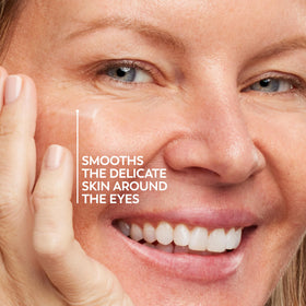 Olay cap and nozzle detail for precise dispensing and mess-free application benefit