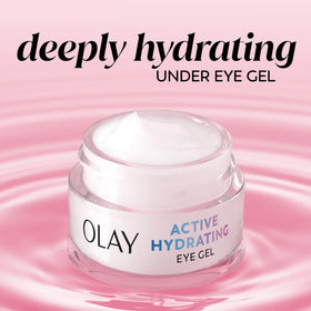 Olay close-up of gel texture highlighting lightweight feel and quick absorption benefit