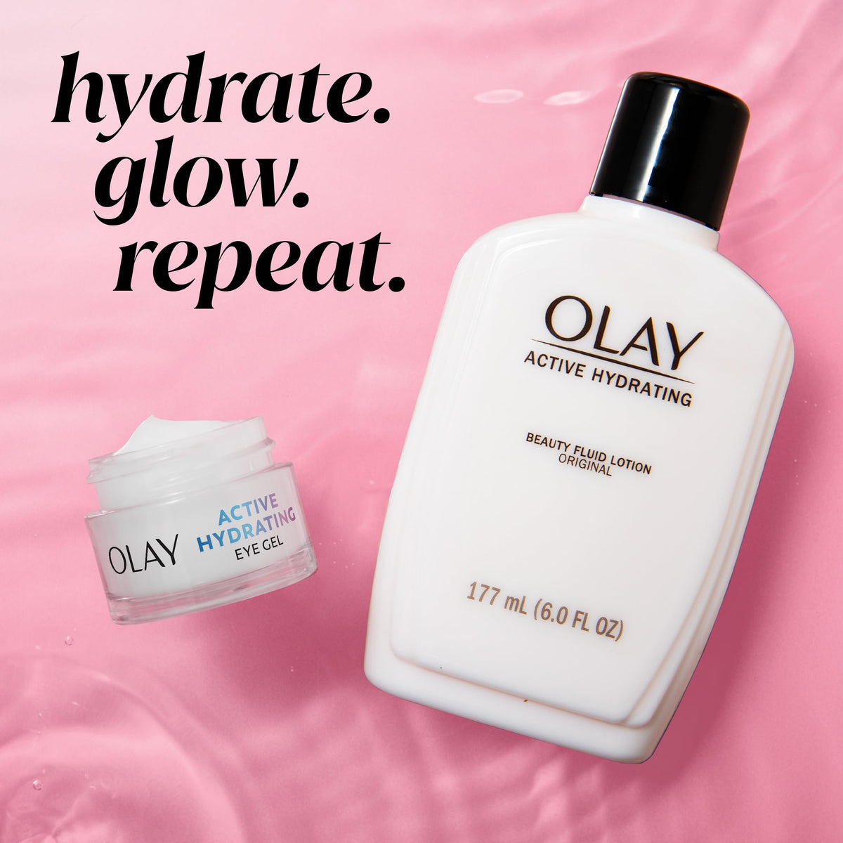 Olay 0.5 oz product beside coin for size comparison and portability benefit