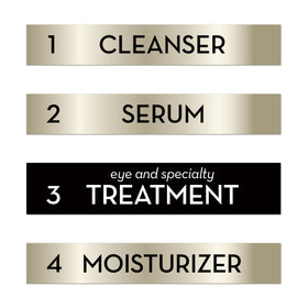 Olay eye roller applied under an eye demonstrating instant refresh