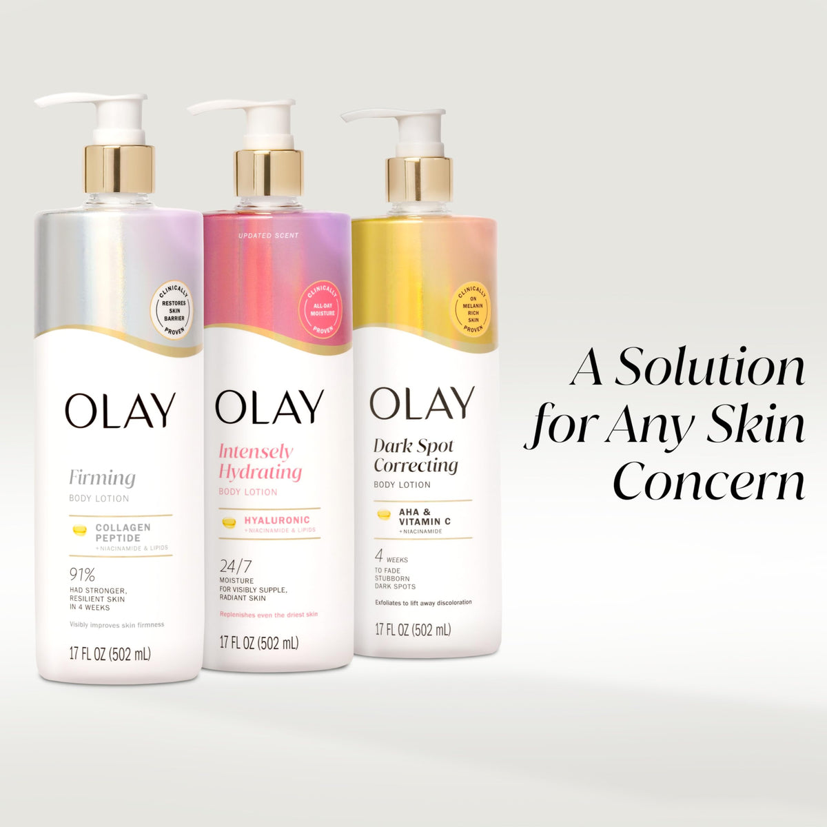 Olay open-cap view revealing product consistency and no-greasy formula