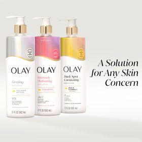 Olay open-cap view revealing product consistency and no-greasy formula