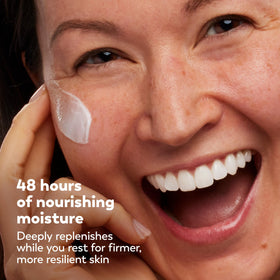 Three-pack Olay firming night cream boxes stacked for convenience