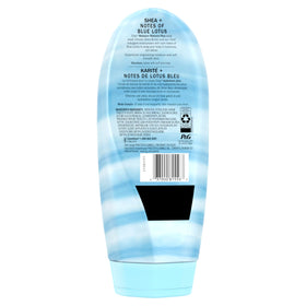 Olay four-pack stacked bottles indicating bulk value and long-lasting supply