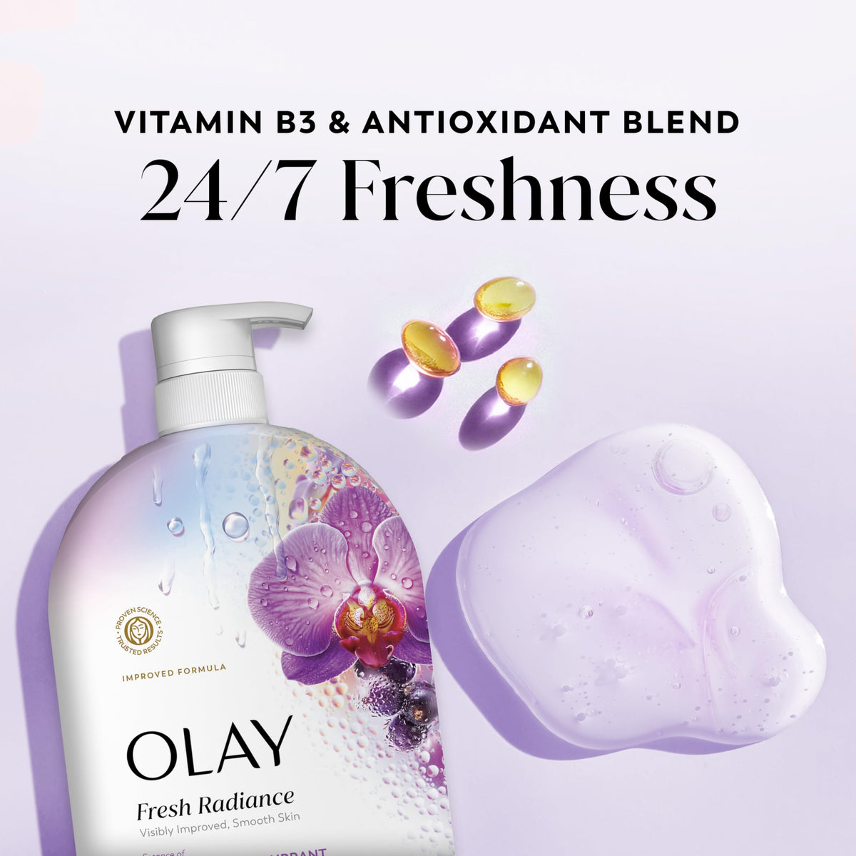 Olay creamy lather close-up demonstrating gentle cleansing benefit