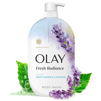 Olay front packaging showing bottle and branding for easy recognition and trust