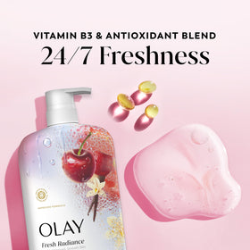Close-up lather from Olay showing creamy foam for gentle cleansing benefit