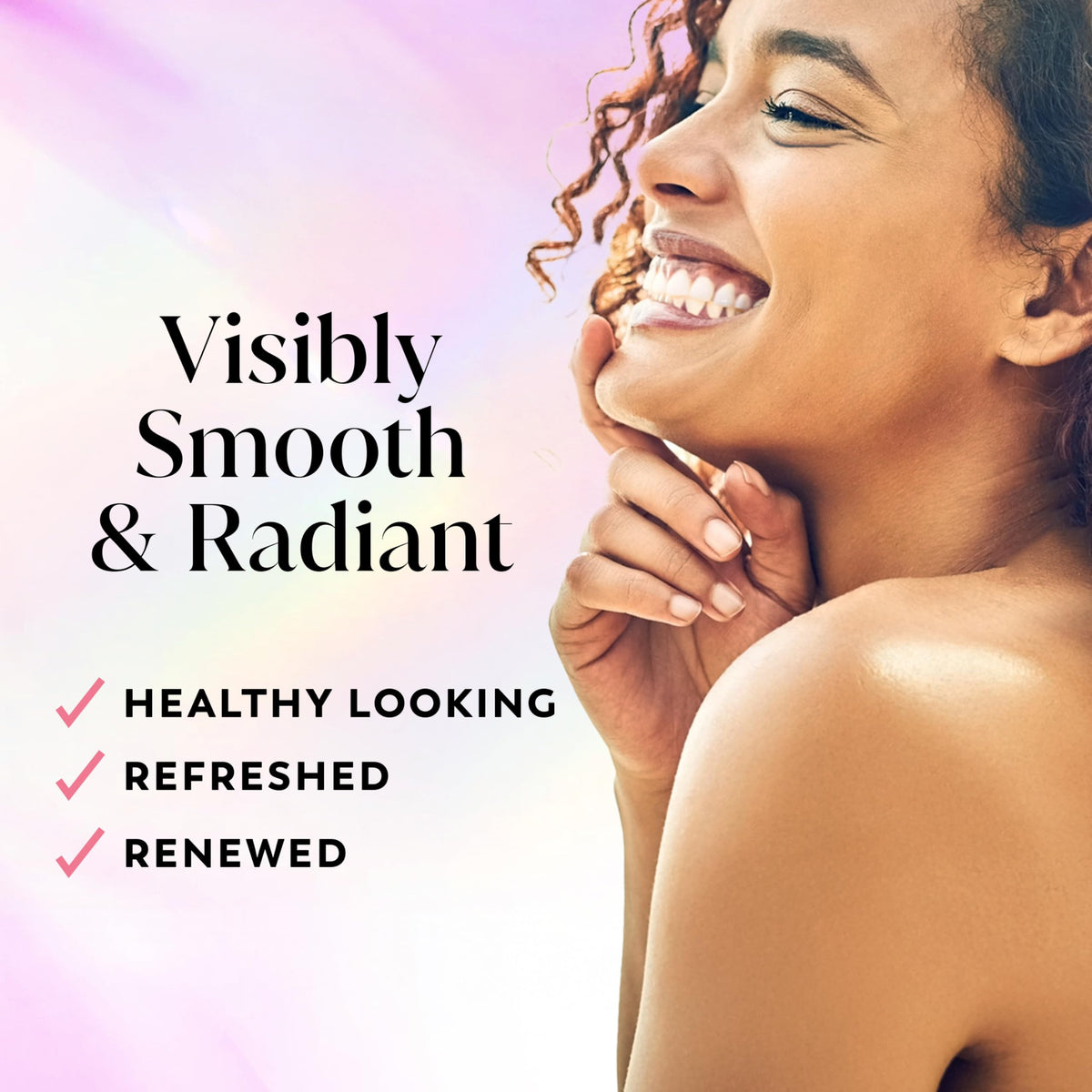 Olay Fresh Radiance dispensing creamy lather for effortless cleansing