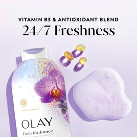Olay pump dispensing foam to show usage and gentle cleansing benefit