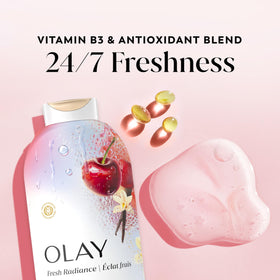 Olay pump dispensing creamy lather for easy application