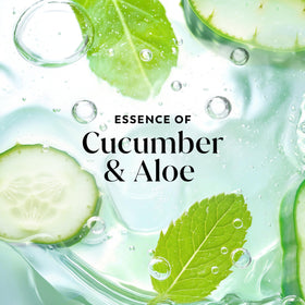 Olay Fresh Radiance texture on hand illustrating silky rinse feel
