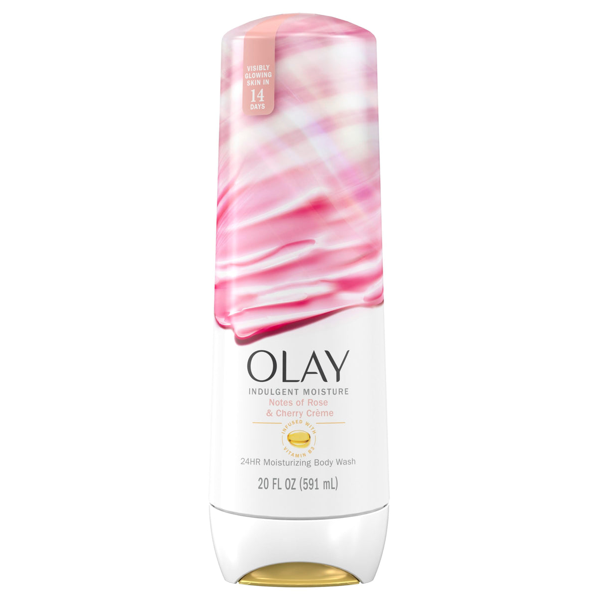 Olay front bottle 20 fl oz showing label and hydrating benefits