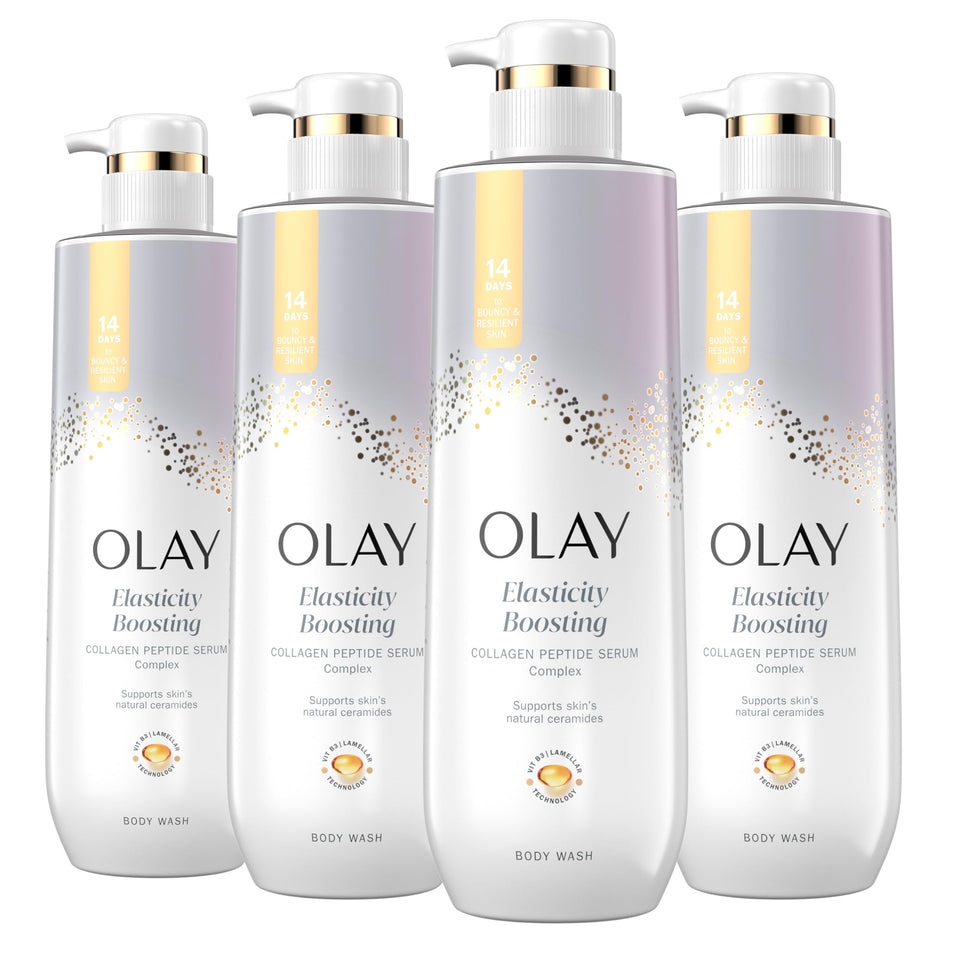Olay front packaging 20 fl oz showing product and benefits