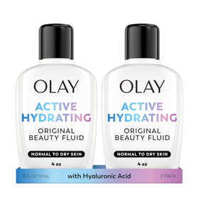 Olay front packaging 4oz bottle showing product clarity and daily hydration benefit