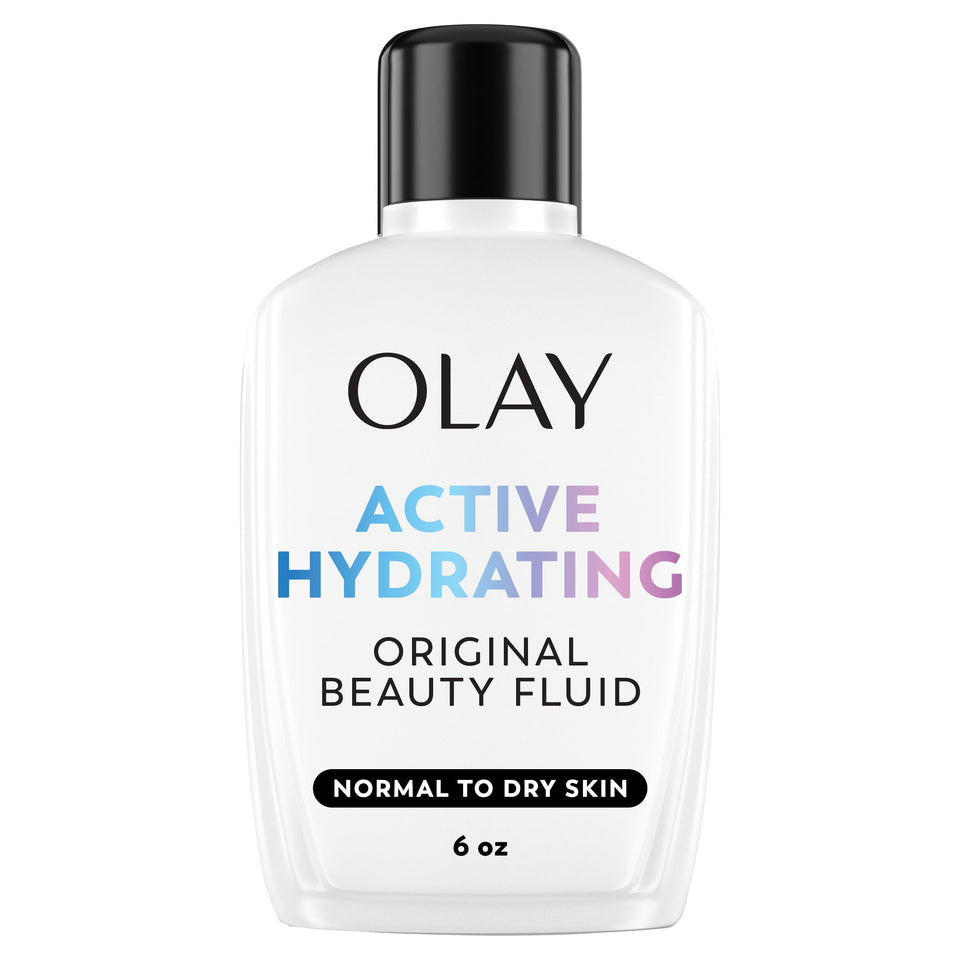 Olay front packaging 6 fl oz showing bottle and label for daily hydration