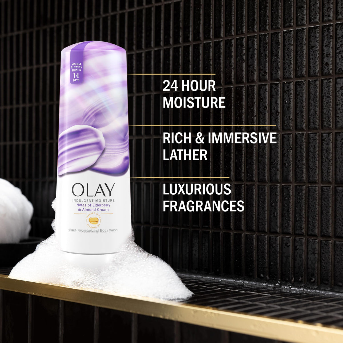 Olay bottle pump dispensing wash for convenient, mess-free use