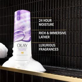 Olay bottle pump dispensing wash for convenient, mess-free use