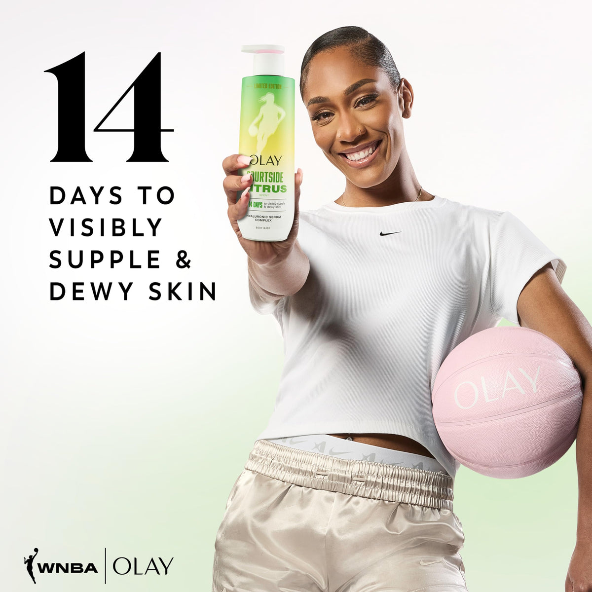 Olay ingredient label highlighting niacinamide and barrier-supporting benefit