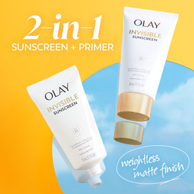 Olay cream texture close-up demonstrating lightweight absorption and matte finish