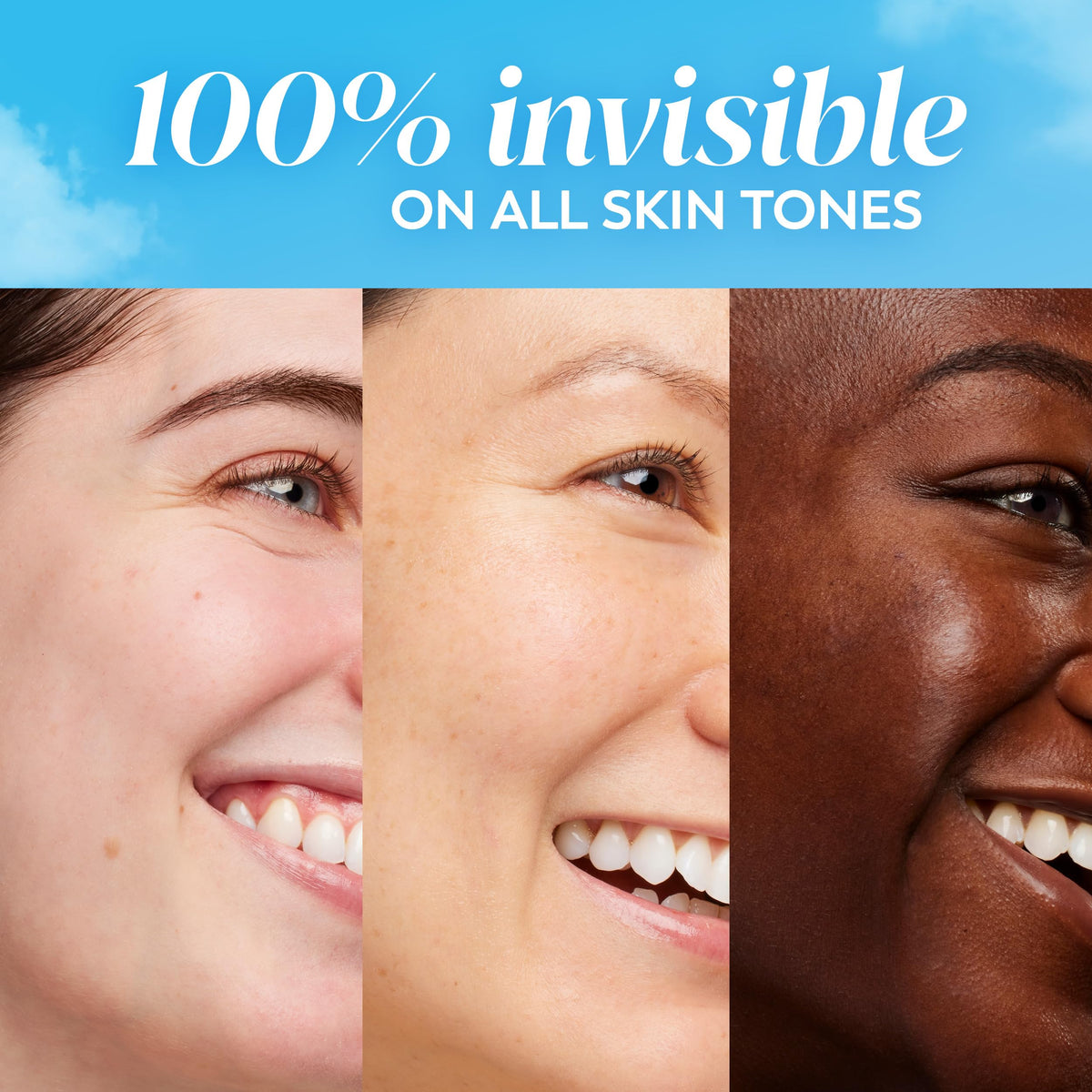 Olay applied under foundation demonstrating primer effect and longer-lasting makeup benefit