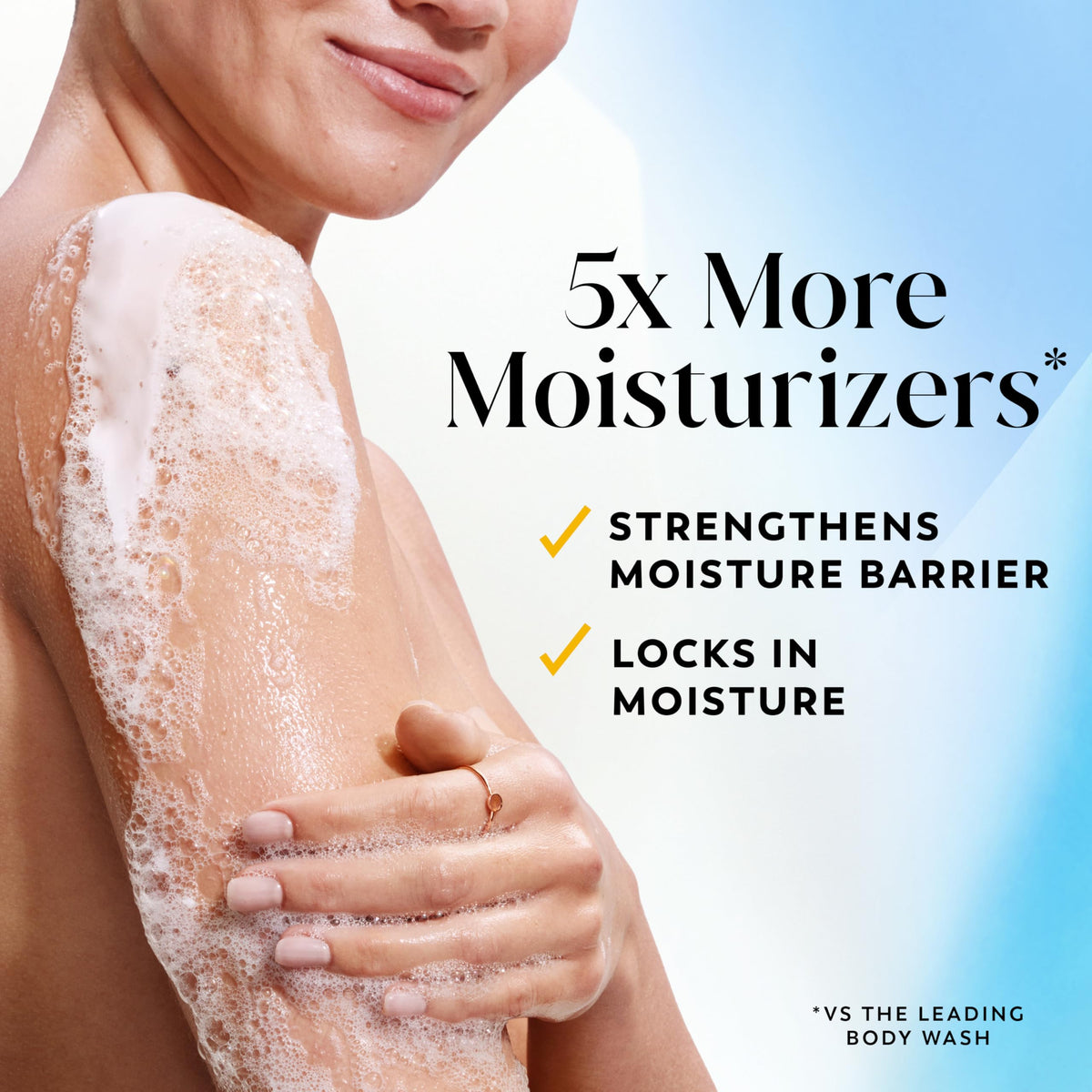 Olay label close-up highlighting Vitamin B3 and ingredient benefits for transparency
