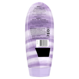 lavender oil drop image with Olay emphasizing calming scent