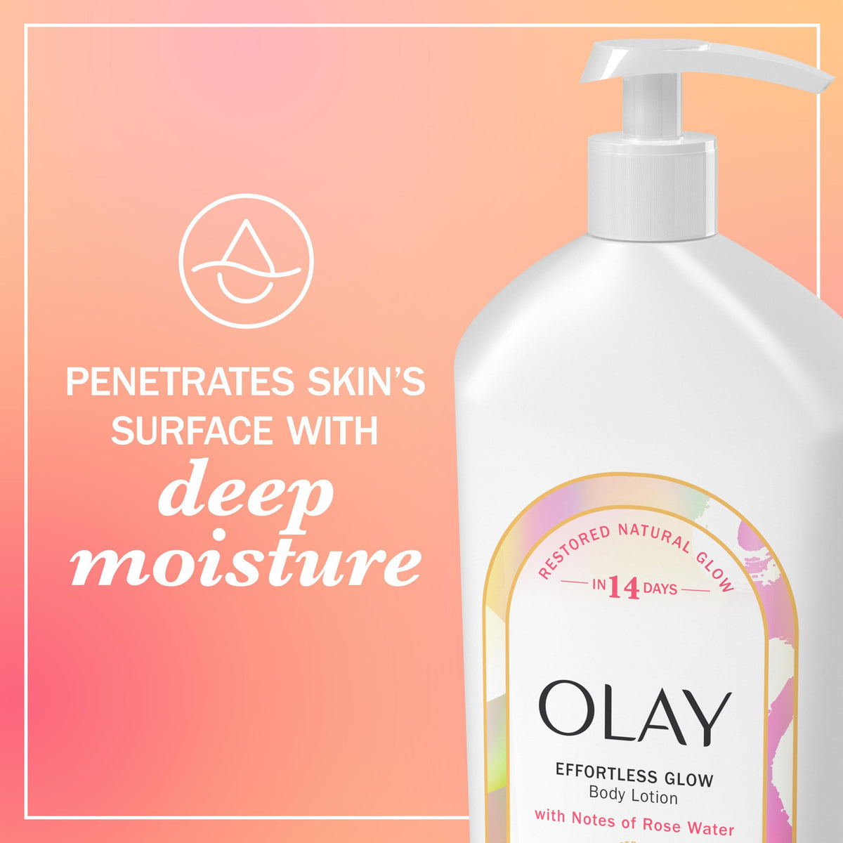 Olay lifestyle shot applying lotion on arm for daily hydration and fresh skin feel