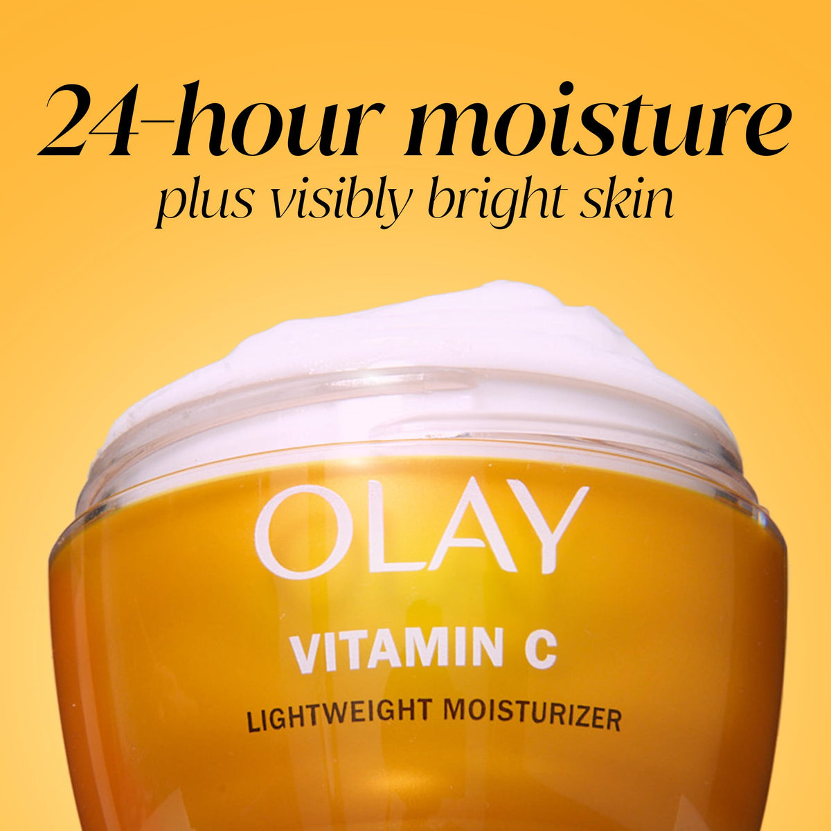 Olay moisturizer placed on bathroom counter as part of daily routine