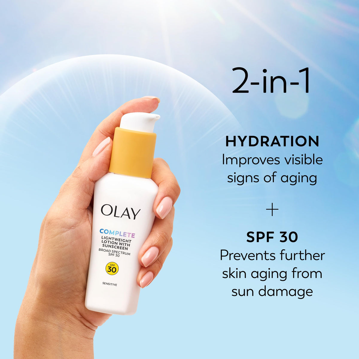 Olay moisturizer applied on different skin tones showing no white cast finish