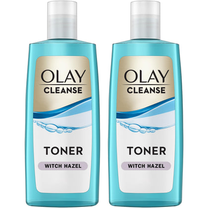 Olay bottle front packaging showing label and pack benefit