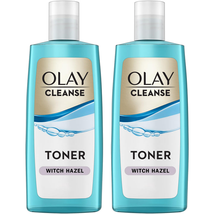 Olay bottle front packaging showing label and pack benefit