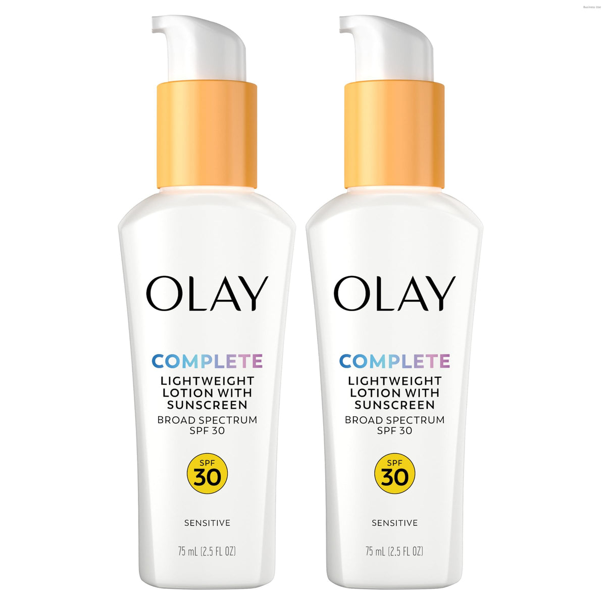 Olay complete SPF 30 front packaging showing clean design and product name