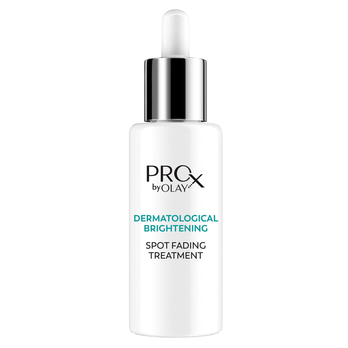 Olay Pro-X front packaging showing bottle and box, clear product identity and benefits
