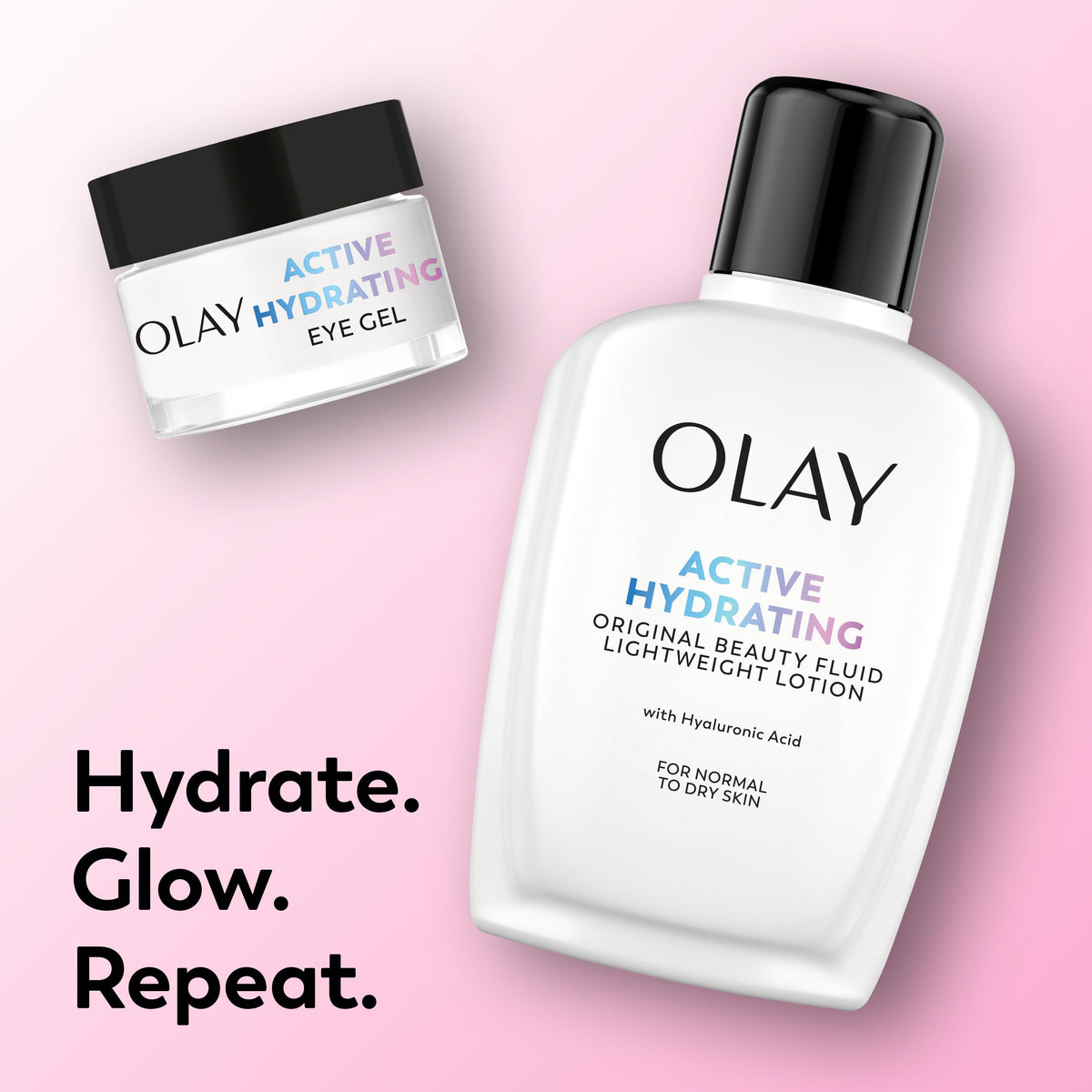 Olay product beside makeup bag suggesting smooth base for makeup application