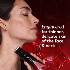 Olay Regenerist styled on bathroom counter suggesting daily routine use
