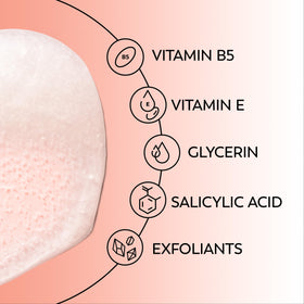 Olay foam lather on palm showing deep-cleaning action and softness