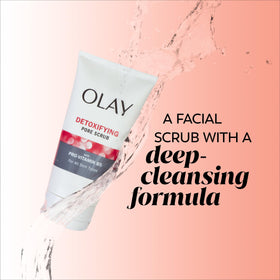 Closeup of Olay ingredients label highlighting active anti-aging components