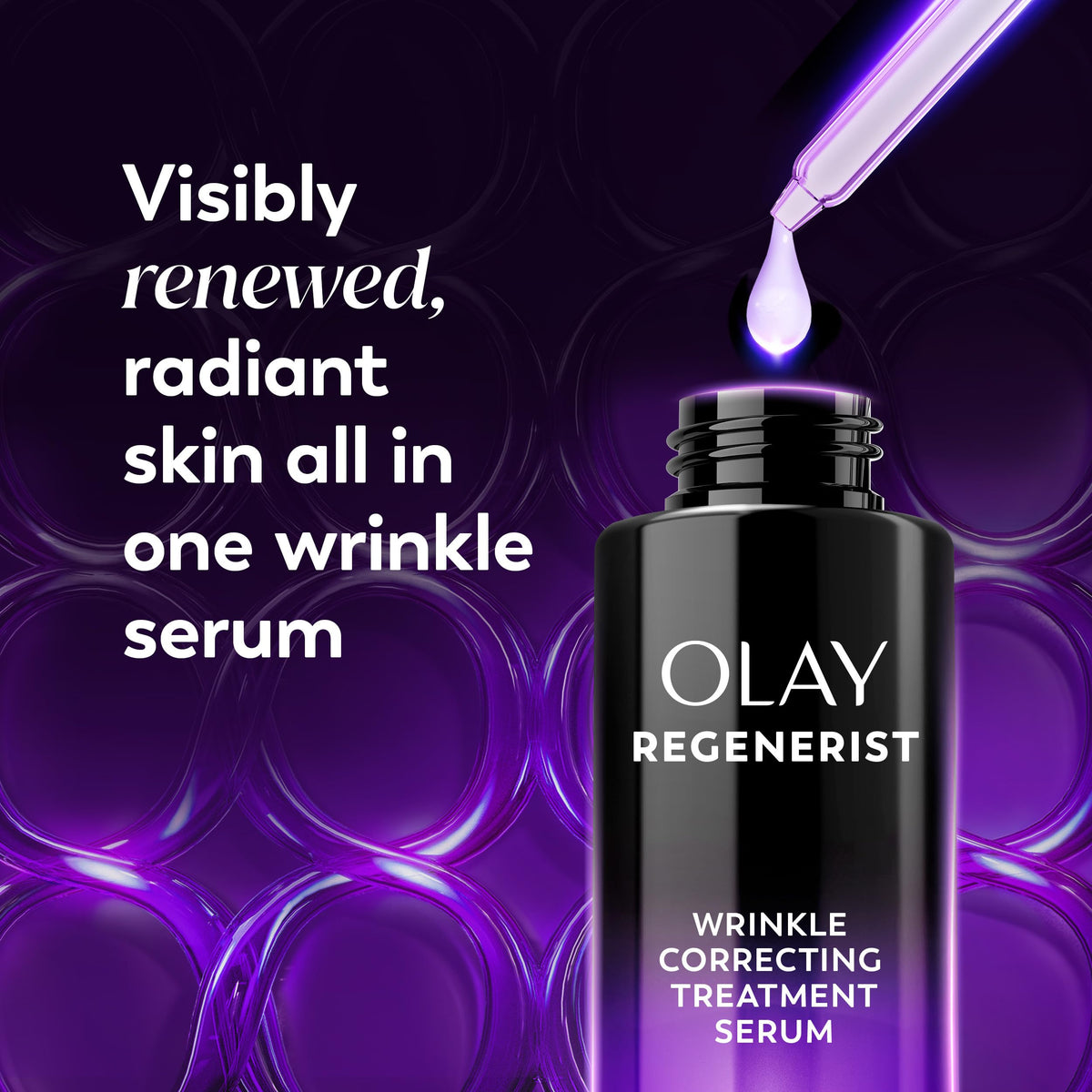 Olay Regenerist label ingredients close-up showing pro-retinol and peptide list