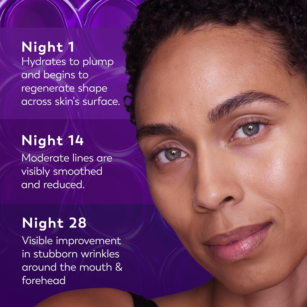 Olay Regenerist in nighttime routine setting illustrating easy layering before moisturizer