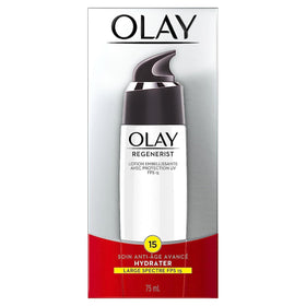 Olay open cap texture revealing lightweight lotion absorbency
