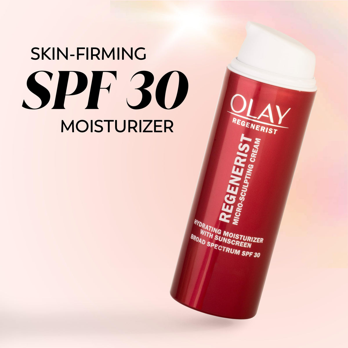Olay Regenerist close-up texture demonstrating smooth hydration benefit