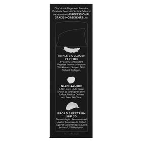 Olay Regenerist packaging and box showing product details and shelf-ready look
