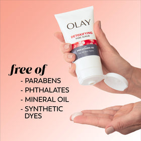 Olay Regenerist pore focus before and after showing improved surface smoothness benefit