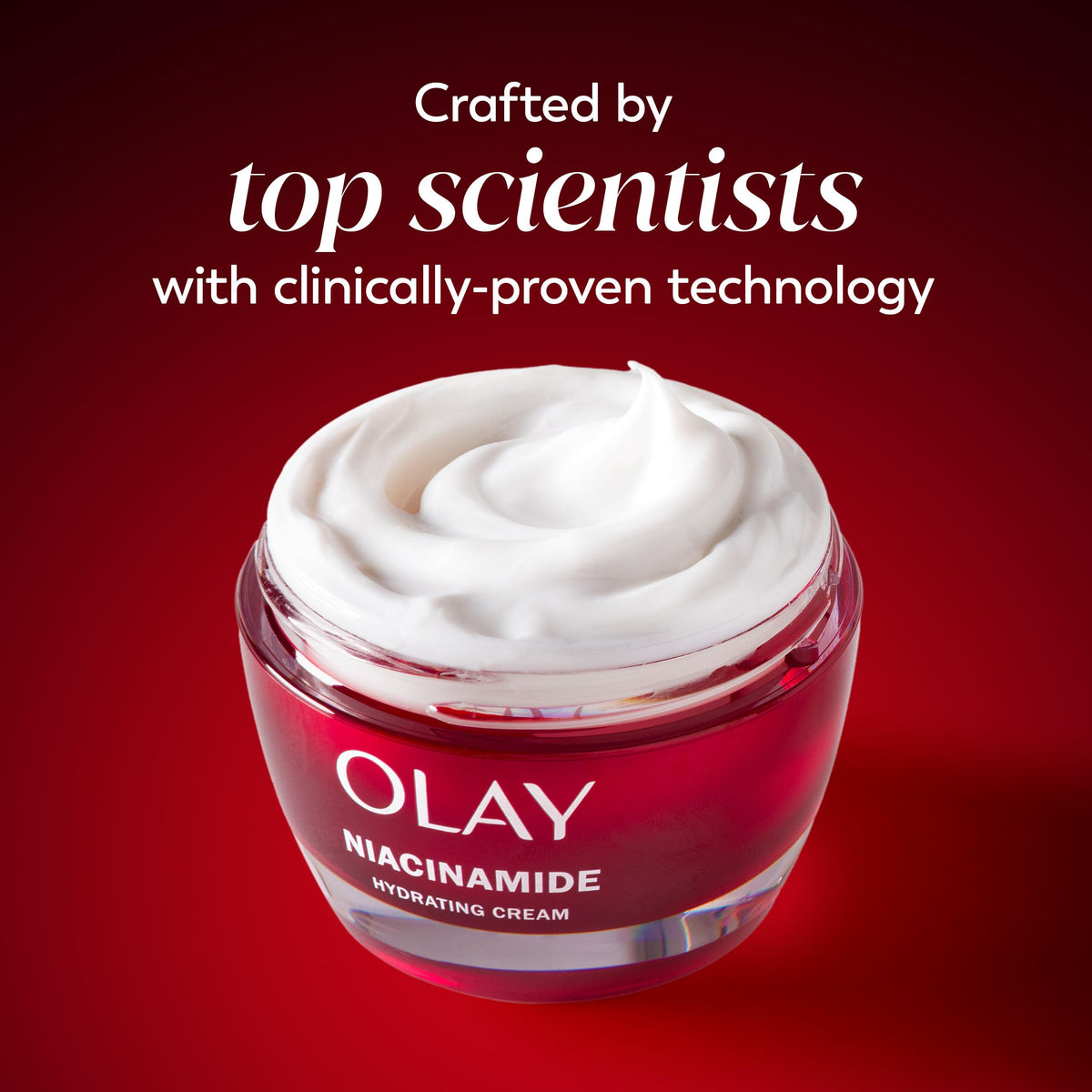 Olay Regenerist under makeup on model showing seamless layering