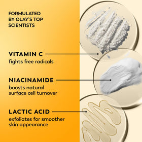 Olay moisturizer being smoothed on hand demonstrating lightweight absorption